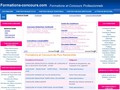 Descriptions de concours et formations professionnels