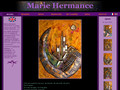 Détails : artiste peintre Marie Hermance peinture abstraite