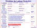 Exemples de lettres gratuites